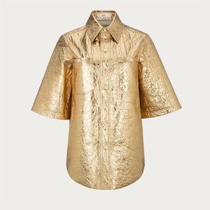 Bally leather shirt (jacket). Size 40IT. Very rare piece.